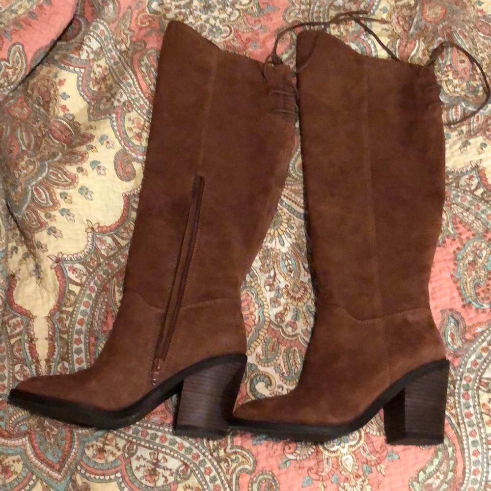 New lucky brand over the knee boots
